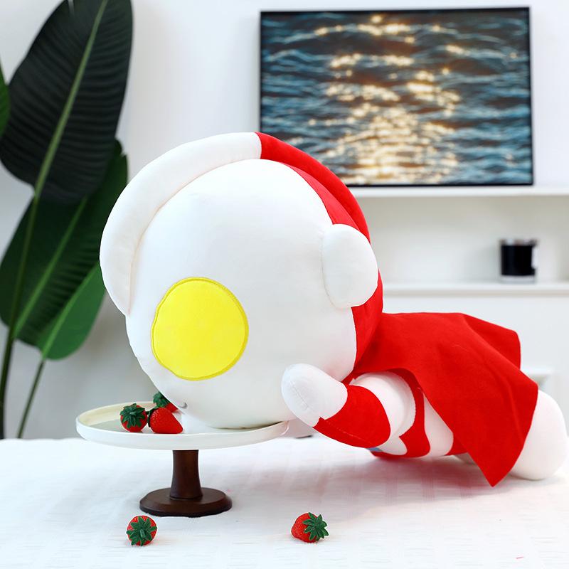 New Ultraman Tiga Doll Flying Ultraman Plush Toy Cartoon Doll Throw Pillow Gift