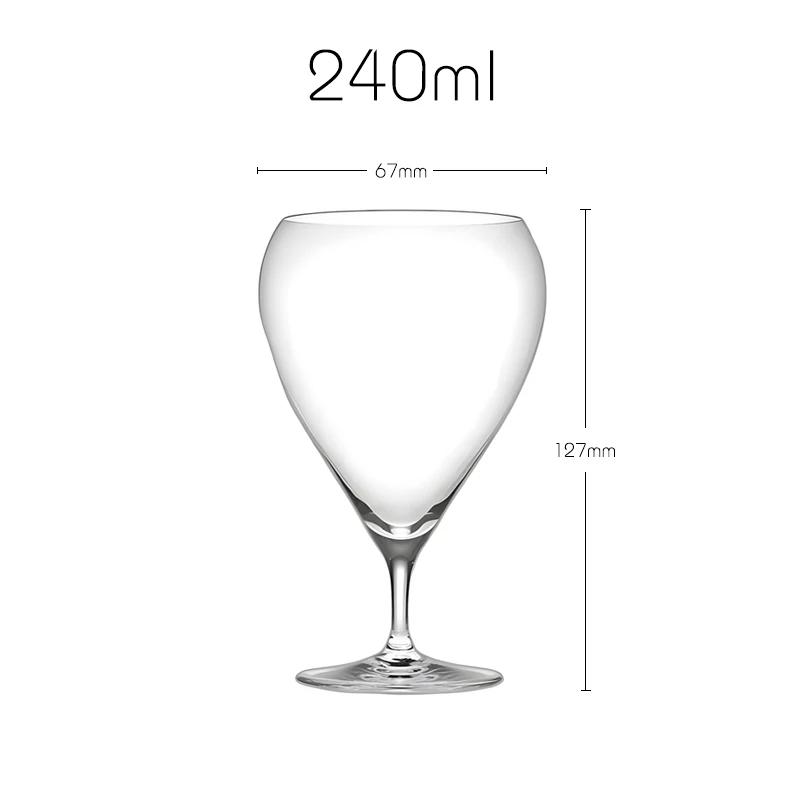 240ML Water Droplets Style Short Wine Glass Handmade Crystal Extremely Thin Craft Red Wine Champagne Sherry Glass Cup 201-300ml