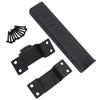 Slide Gate Latch Heavy Duty Steel Slide Gate Lock with Padlock Hole for Wooden Fences Barn Shed