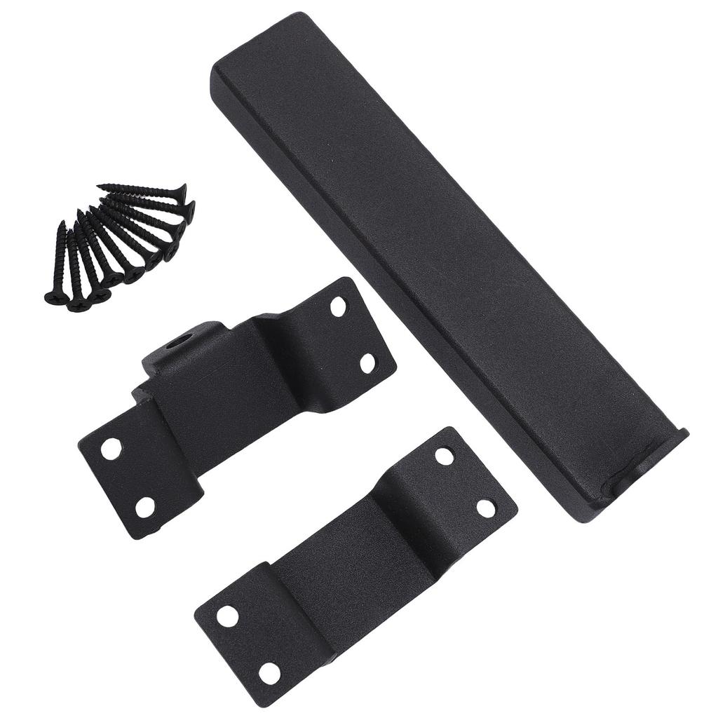 Slide Gate Latch Heavy Duty Steel Slide Gate Lock with Padlock Hole for Wooden Fences Barn Shed