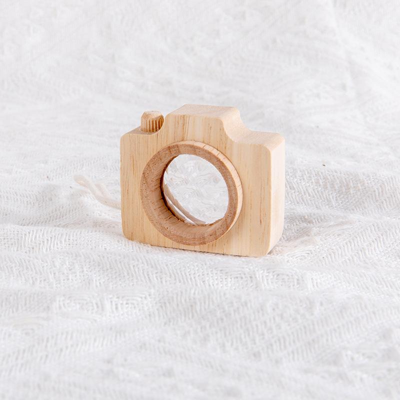 Interesting Wooden Prism Lens Toy Colorful Mini Camera Rainbow Wooden Toy Bee Eye Effect Montessori Toy Children Play