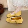 Gentle Mary Jane shoes women's 2025 retro summer French single shoes skirt shallow mouth new simple versatile single shoes