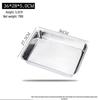 304 Stainless Steel Rectangular Serving Tray