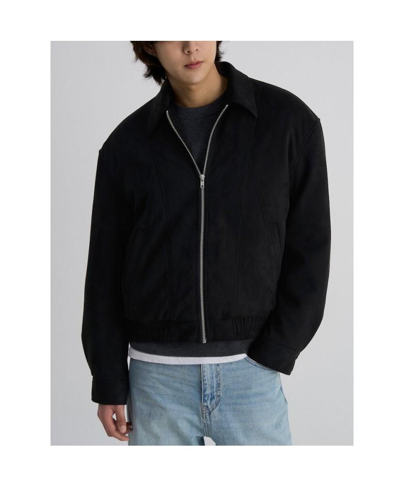 8Seconds Faux Suede Padded Blouson Black
