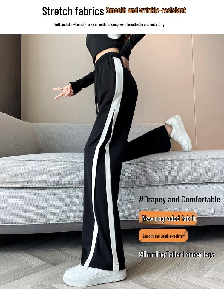 Plus Size Women's High Waist Slimming Casual Pants - Narrow & Wide Leg Options