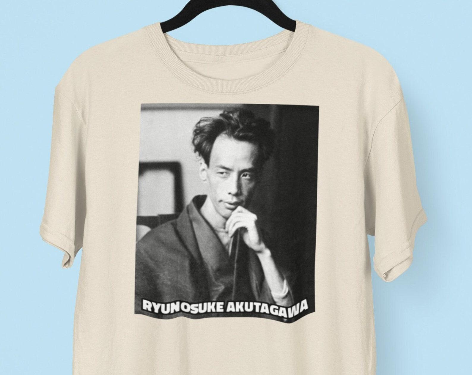 Ryunosuke Akutagawa Japanese Writer T shirt, Akutagawa Japanese Literature T shirt 3XL