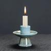 1pc Ceramic Candlestick & Incense Holder Morandi Color Perfect for Sage Palo Santo Stick Ramadan Decoration (Without Incense)