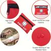 Emergency Kit - 76 Pcs - Small Travel Emergency Kit Ideal for Car, School, Sports, Home, Travel, Camping and Hiking