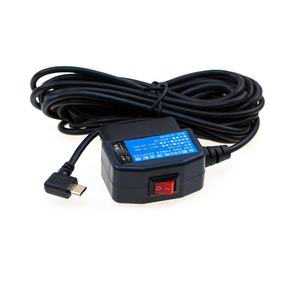 24 Hours Parking Monitor Charger Obd To Usb Adapter Charge Car Hardwire Cord 5v Cable Cable 3a Power Obd D1h3