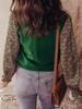 Autumn 2025 Women's Fashion Pullover: Multi-Color Ruffle Sleeve Round Neck Sweater
