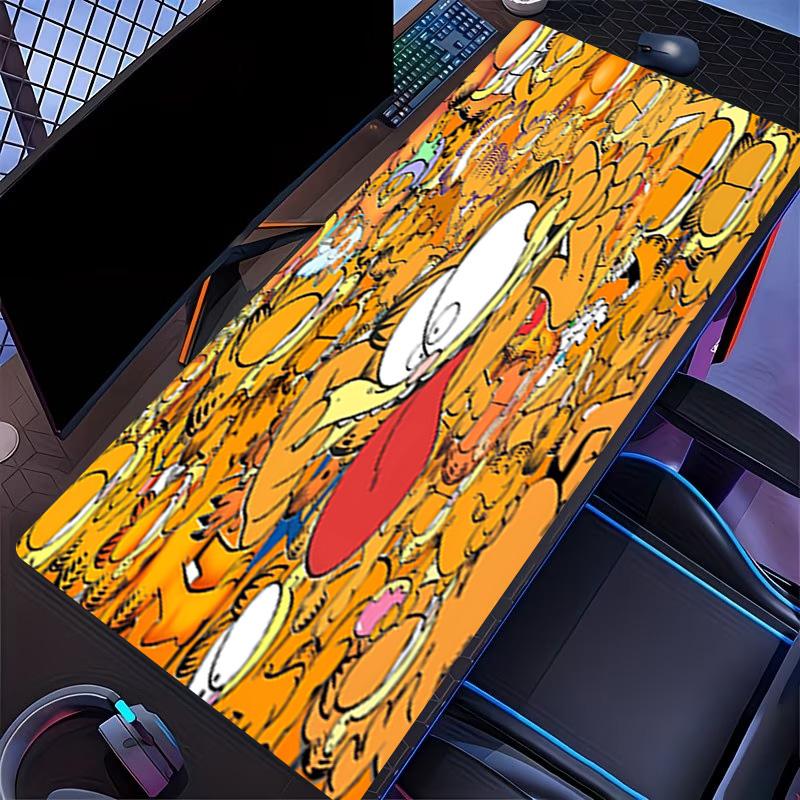 Garfield Print Mouse Pad, for Keyboard Pad Laptop PC Mat for Office Home Use, Desk Decor, Perfect Birthday Gift for Gamers