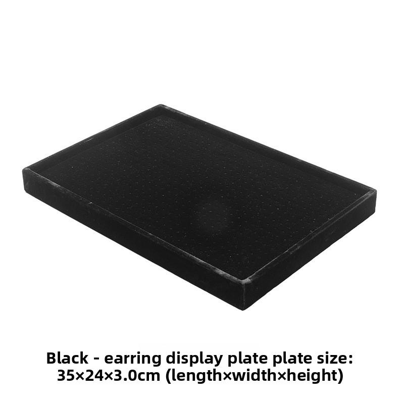 Flannel Stud Earrings Storage Box Large Capacity 600 Holes Jewelry Tray Earrings Display Plate Jewelry Display Props