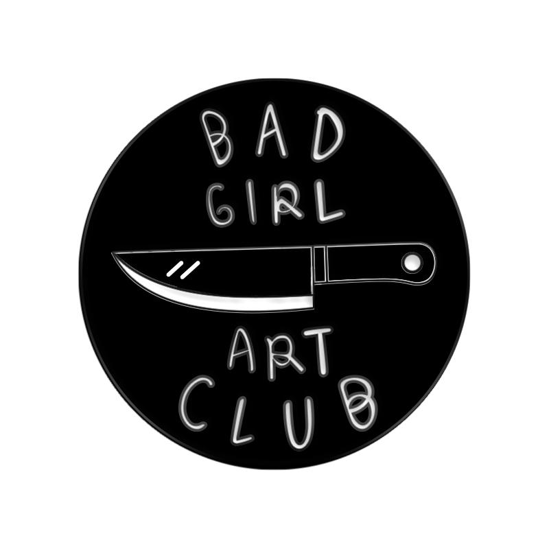 

Always Sleeping Club Enamel Pins Custom Fun Good Kids Bad Girl Art Brooches Lapel Badges Cats Jewelry Gift for Kids Friends
