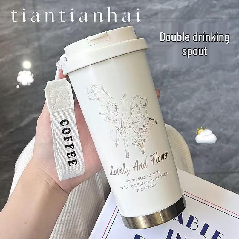 Custom Logo Stainless Steel Insulated Coffee Cup - Corporate Meeting Souvenir & Business Gift