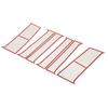 Stainless Steel For Hummer H2 2003-2009 Car Window Center Pillar C-pillar Decorative Patch Car Exterior Accessories