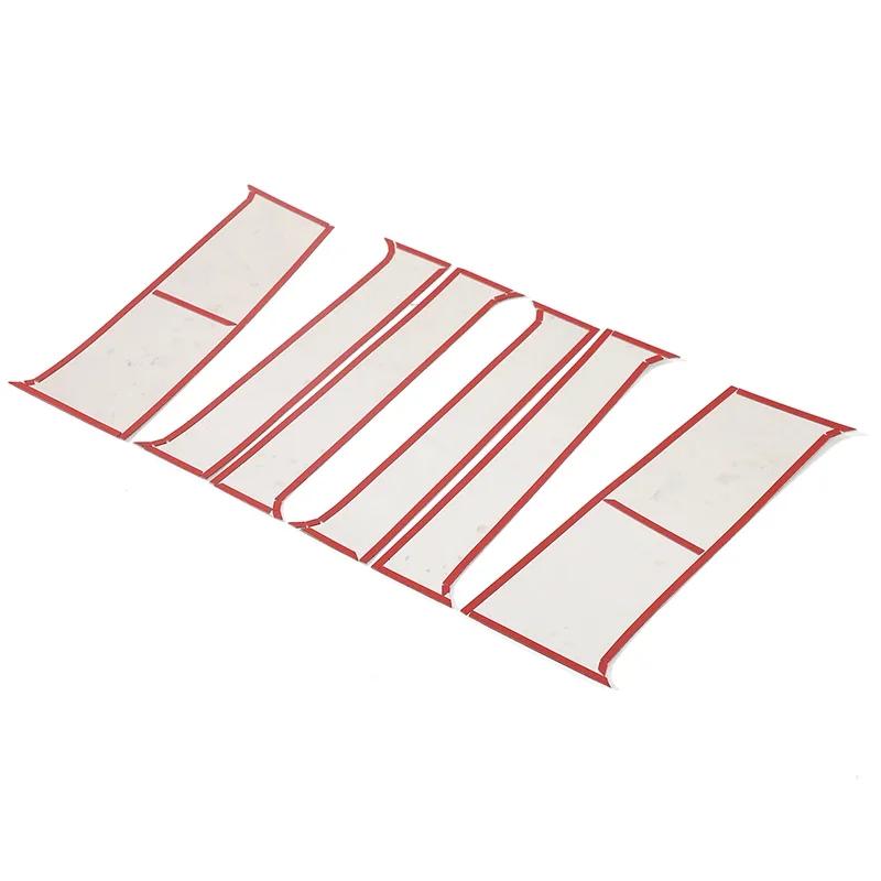 Stainless Steel For Hummer H2 2003-2009 Car Window Center Pillar C-pillar Decorative Patch Car Exterior Accessories