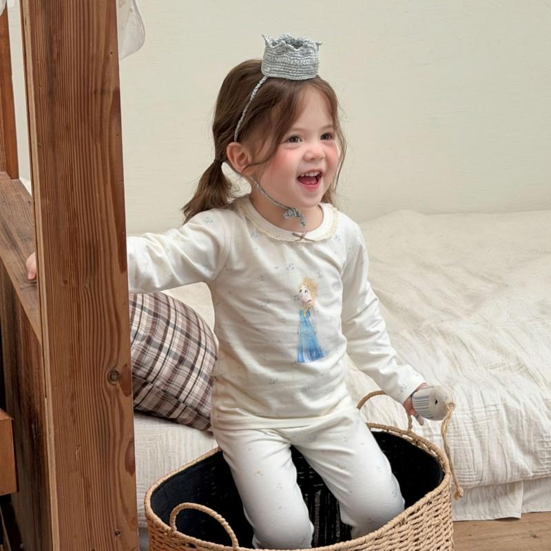 Kids Cotton Lycra Pajamas Set A Skin-friendly Long Sleeve Winter Homewear Boys Girls
