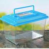 Portable Transparent Aquarium: Small Turtle & Goldfish Tank