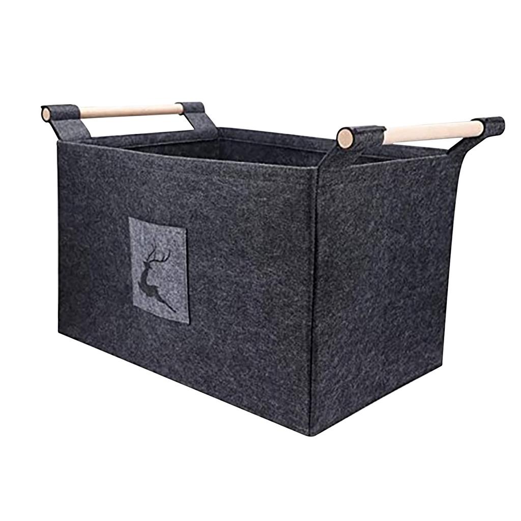 Firewood Bag Heavy Waterproof Waxed Firewood Storage Bag Home Storage Bag