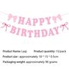 6/12pcs Pink Bow Acrylic KeyChains Coquette Bow Birthday Party Decorations Supplies Gifts for Kids Girls Pink Bow Party Favors