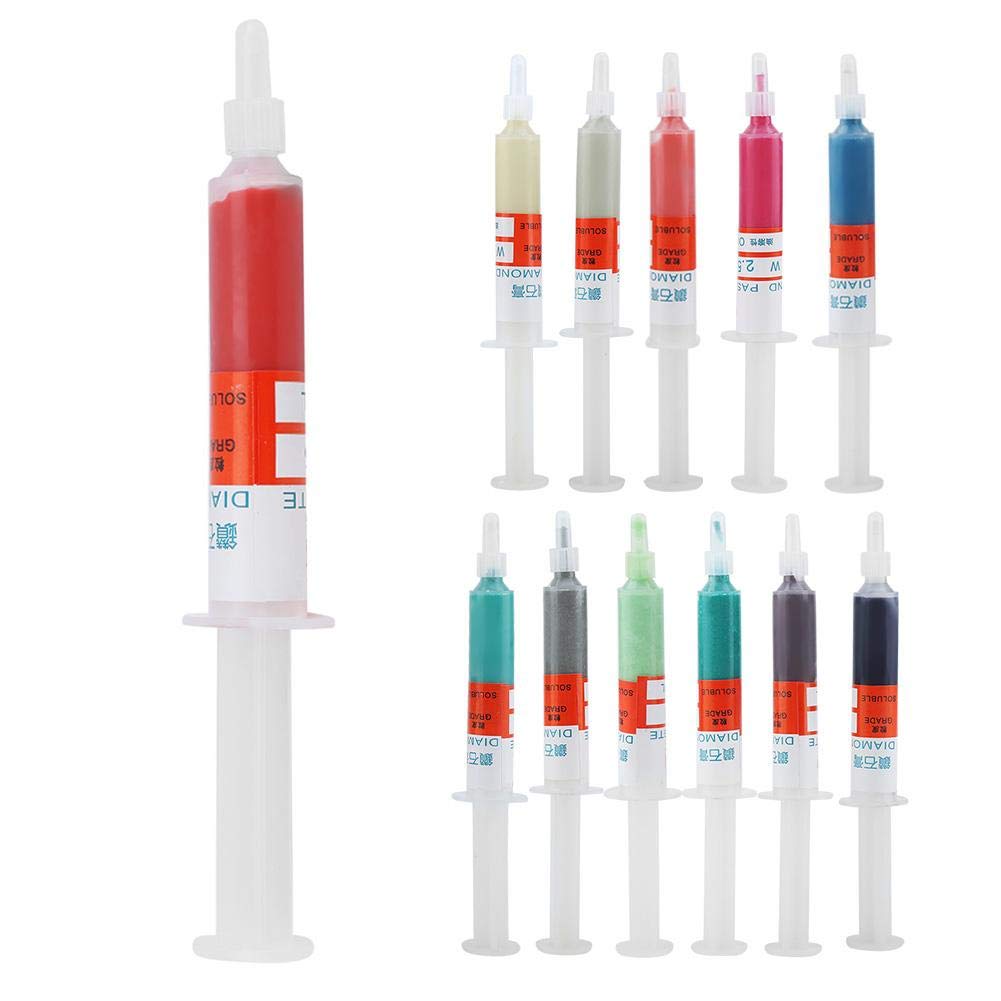 

5pc Grinding Polishing Pastes Lapping Compound Grit W0.5-W40 320~10000(W0.5#10000)