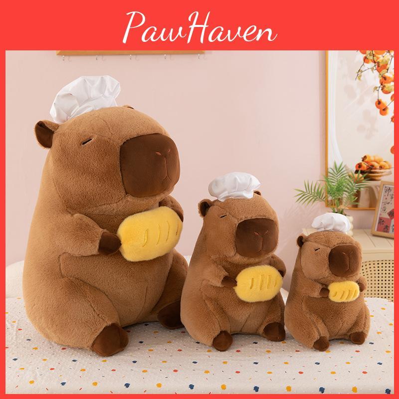 Toy Capybara Plush Chef Design Doll Birthday Gift Party Decoration Accessory