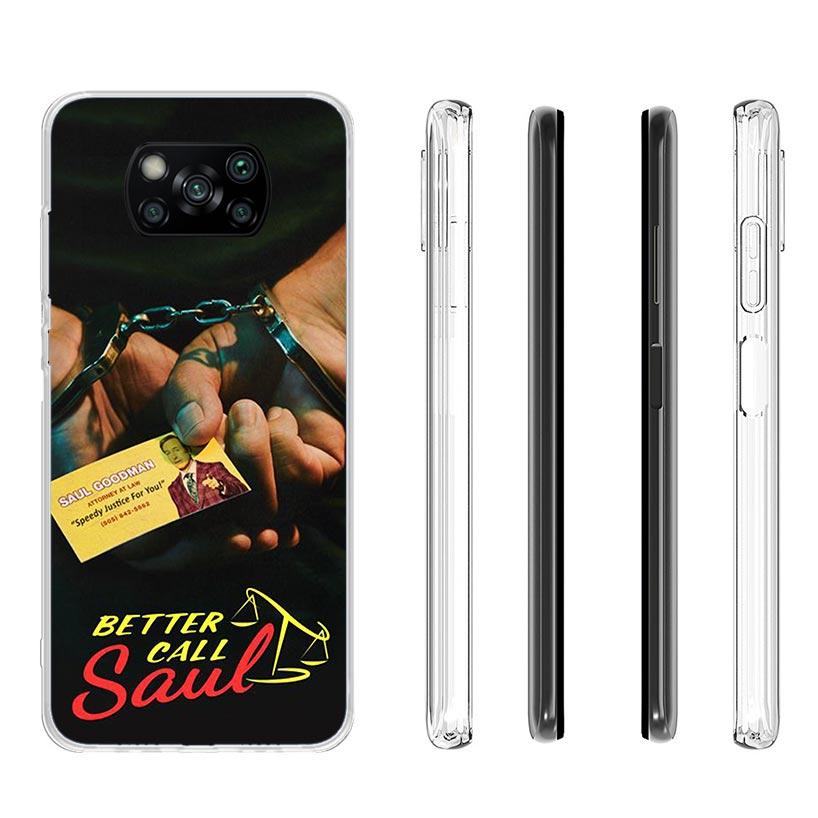 Better Call Saul TV Case Phone Cover for Xiaomi Redmi Note 10 9 9S 8 8T 7 5 Pro Mi 12T 11T 10T 9T 12 11 Lite A3 A2 Trend Fundas