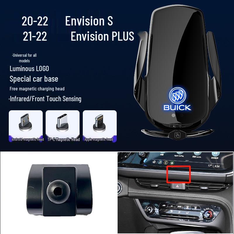 Magnetyczny Bezprzewodowy Szybki Ładowarka Uchwyt na Telefon Samochodowy do Buick GL8/Excelle/Regal/Verano/Envision