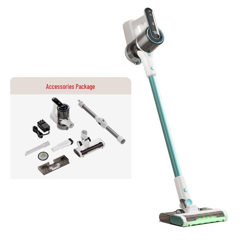 Ultra-Quiet Handheld Wireless Vacuum & Mop Combo - Powerful Suction for Carpets