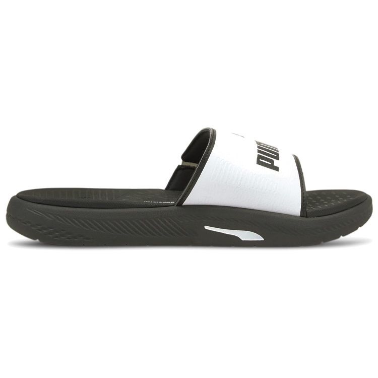 Puma Softride Slide White Black Men Sneakers 382111-05