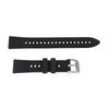 Watch Band Silicone Engraved Breathable Quick Release Comfortable Watch Strap Replacement for GT4 Black