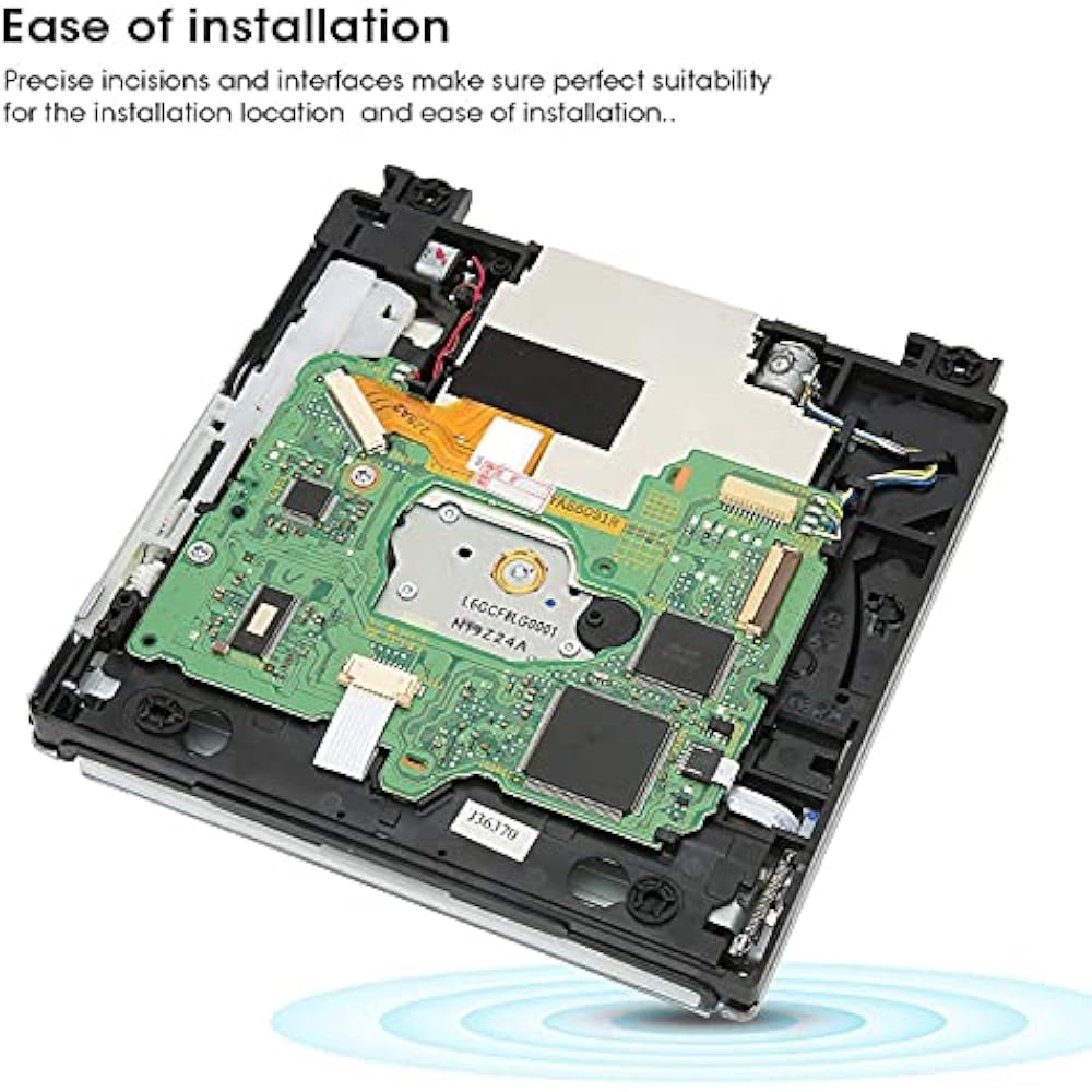 QANYEGN Replacement DVD Rom Drive, Professional ROM Disc Drive, Dual IC Disc Repair Parts for Wii...