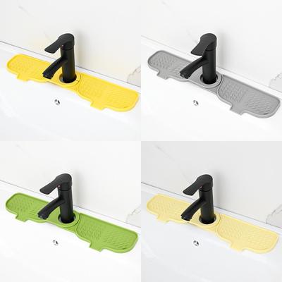 Kuchynská dlhá silikónová podložka pod drezovú batériu, Používa sa na absorpciu vody, Podložka na kuchynskú dosku, Malé kuchynské náradie