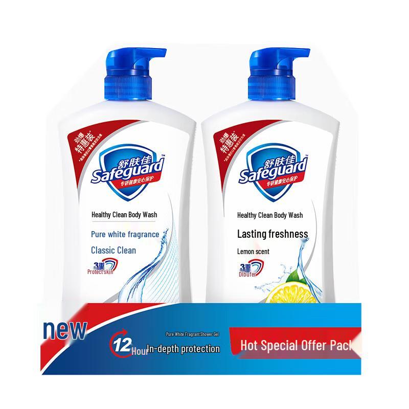 Safeguard Pure White & Lemon Scent Body Wash