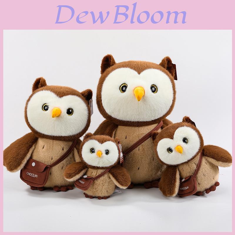 Owl Themed Plush Dolls With Crossbody Bag Decoration For Girls And Teens