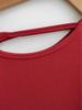 American Spicy Girl One-Shoulder Cutout Long-Sleeve T-Shirt: Slimming, Waist-Cinched, Irregular Cropped Top