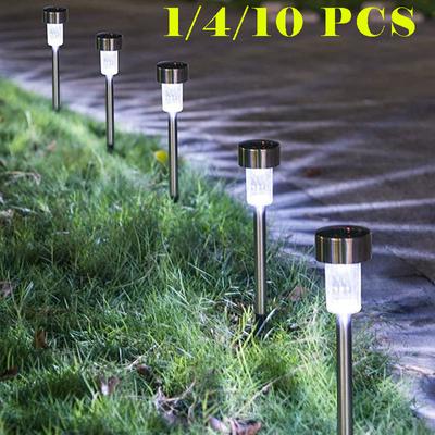 Luces LED solares populares para jardín, lámpara alimentada por energía Solar para exteriores, linterna Led impermeable, iluminación de paisaje, camino, Patio, Patio, césped