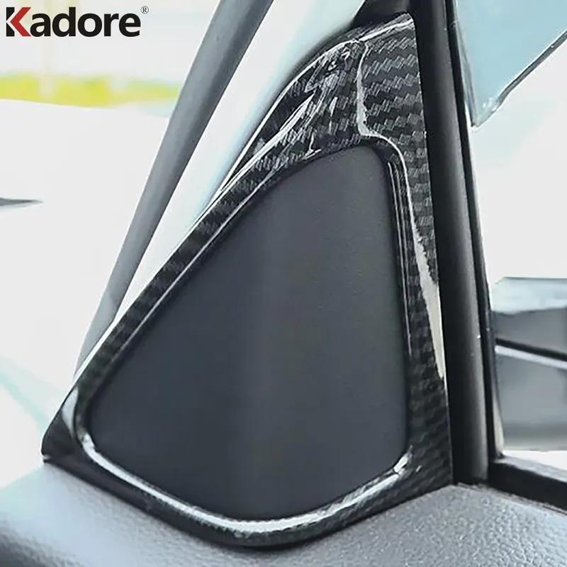 For Honda Accord 2018     Matte Car Front Inner Door A Pillar Triangle Frame Cover Trim Interior Accessories