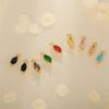 18K Gold-Plated Zircon Marquise Pendant DIY Jewelry Materials