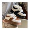 Winter Fashionable Shoes Women's Comfortable Warm Retro Women Shoes Velvet Blocked Sneakers