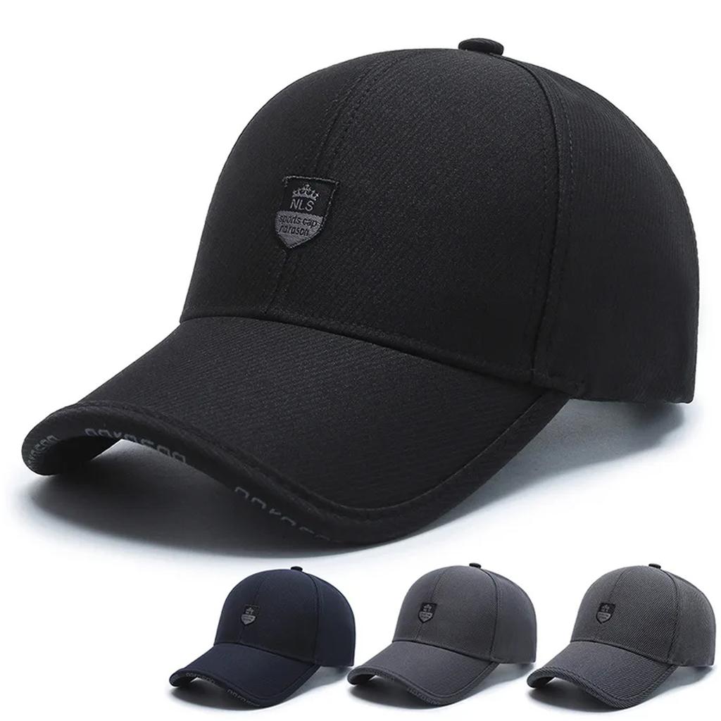 Unisex NLS Letter Crown Label Baseball Caps Spring Autumn Outdoor Adjustable Casual Hats Dad Hat Sunscreen Hat
