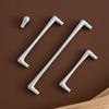 High Quality Gold/Silver Cabinet Pull Solid Smooth Furniture Handles Alloy Durable Drawer Knob for Cabinet Wardrobe Drawer