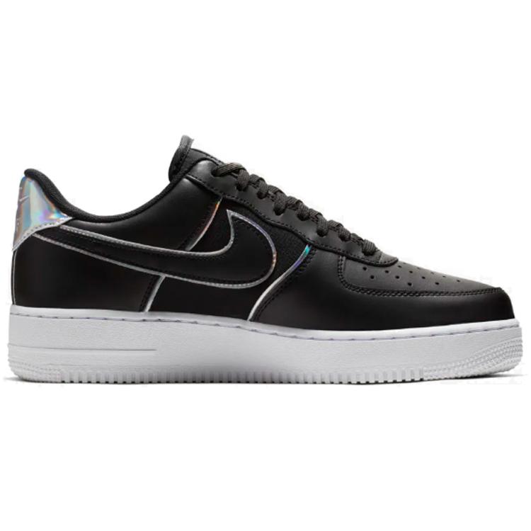 New Nike Air Force 1 Low Black Iridescent Outline AT6147-001