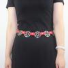 Y2K Pentagram Metal Chain  for Women Streetwear Dress Waist Accessory