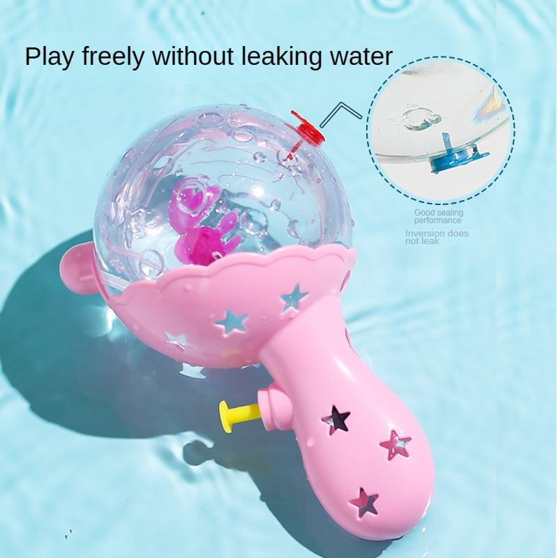 Water Gun Light Cartoon Spray Machine Bath Splashing Toys for Boys Kids Summer Outdoor Swimming Party Toy Children's Day Gifts