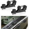 2 PCS Extend Kayak Paddle Holder Kayak Track Mount Accessories for Holding Standard Paddle, Kayak Oar Holder Kayak Rail Accessories for Fishing Kayak