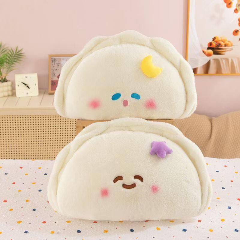 Creative Dumpling Star Soft Hugging Pillow - Cute Bedside & Living Room Cushion Ornament