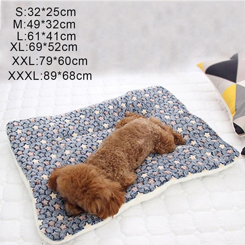 Cute Fashion Pet Mat Thicken Autumn and Winter Warm Mat Cat Dog Universal Blanket Anti-slip Cushion