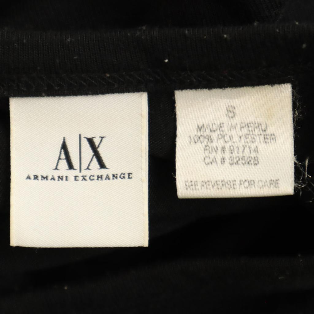 Armani Exchange 90s 00s Old No Sleeve Cut S Black Series Men's Used