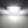For Peugeot 206 207 307 308 407 5008 Partner Citroen C3 C4 C5 Car LED License Number Plate Light Lamp White Light